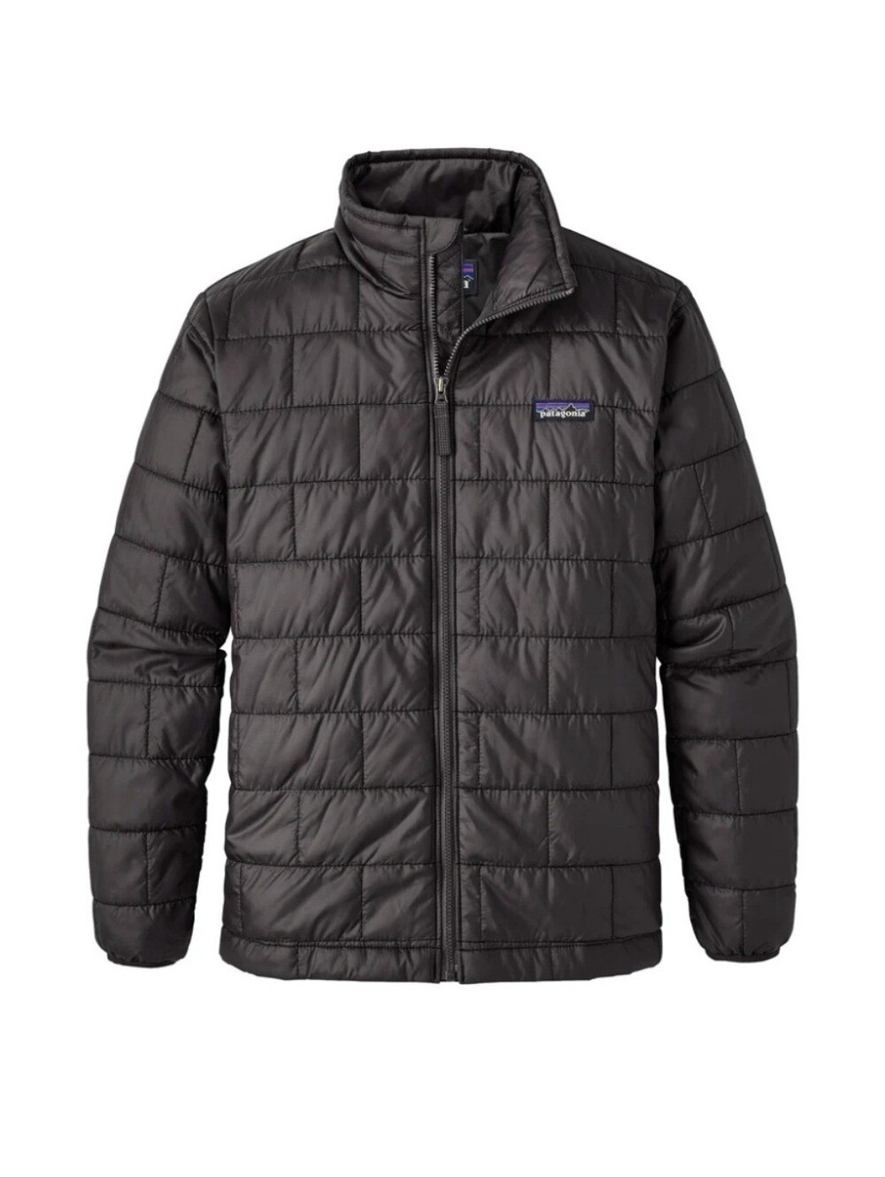 Kids Patagonia Quilted Lightweight Jacket in Black 7-8